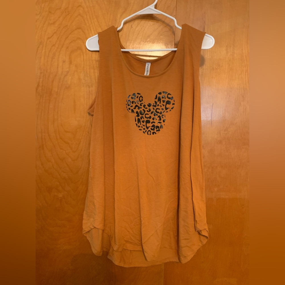 Women plus leopard Mickey Ears tank 3x